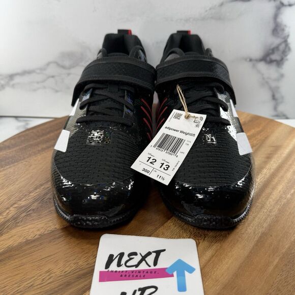 Mens size 12-Adidas Adipower nby Weightlifting 3 Black White Pure Ruby IH8232 main image 5